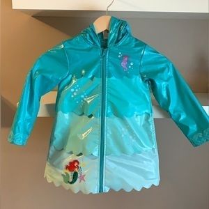 Disney Store Little Mermaid Raincoat 4T​​​​​​​​